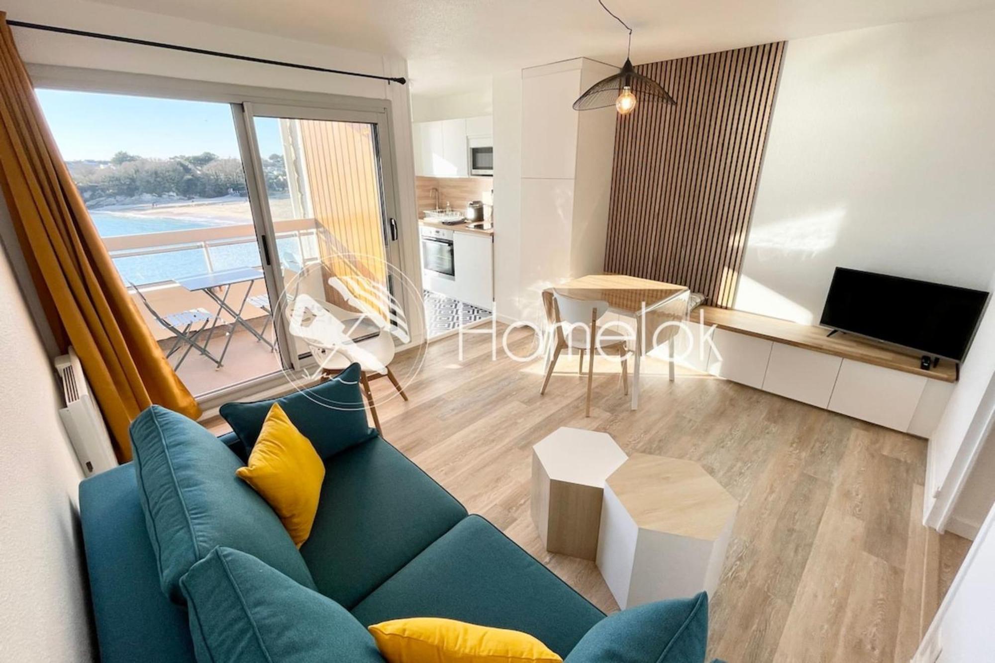 Pieds Dans L'Eau T2 Archi Cosy - Vue Mer 180 Ploemeur Exterior foto